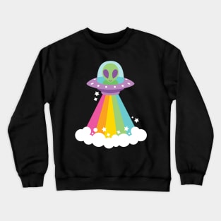 Rainbow Alien HUGE Edition Crewneck Sweatshirt